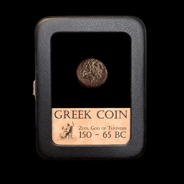 Greek Coin - Zeus Design