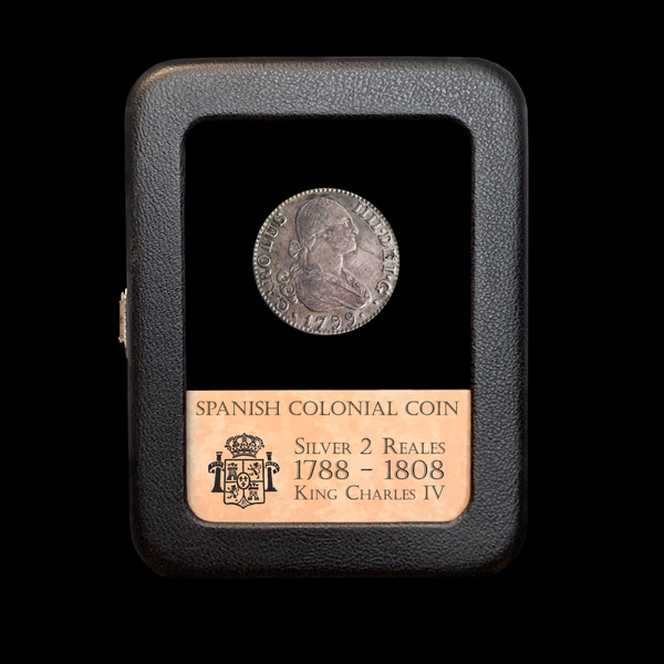 Spanish Colonial Coin - 2 Reales