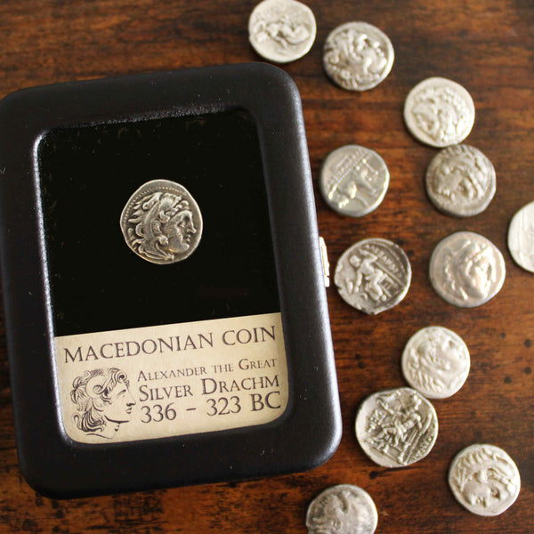 Macedonian Coin - Alexander The Great Silver Drachm