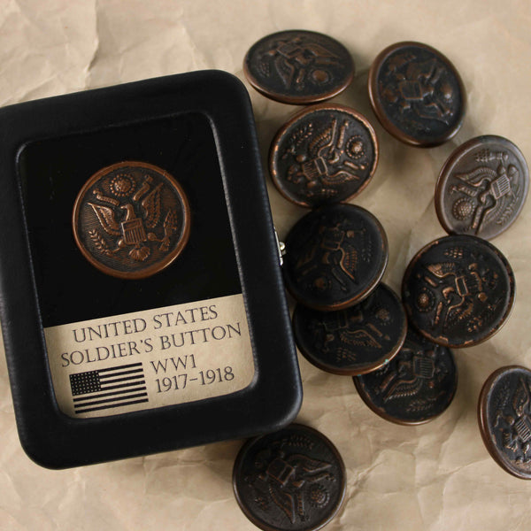 Authentic American Soldier's Button - WW1
