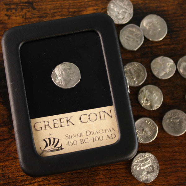 Greek Coin - Silver Drachm