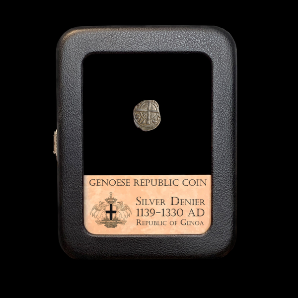 Medieval Genoa - Silver Denier