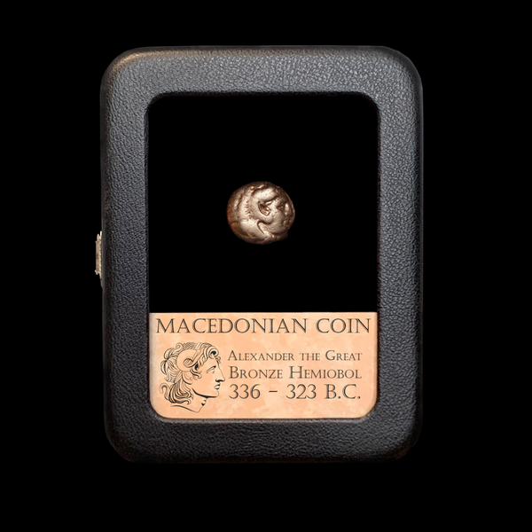 Macedonian Coin - Alexander the Great Bronze Hemiobol