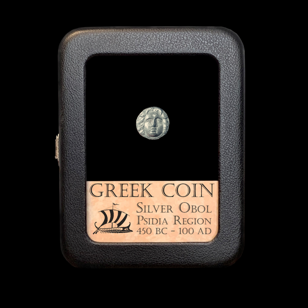 Greek Coin - Silver Obol