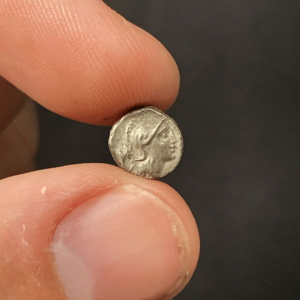 Greek Coin - Silver Obol